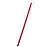 DA8808-709 ML. (24 FL. OZ.) DOUBLE WALLED TUMBLER WITH STRAW-Red Straw